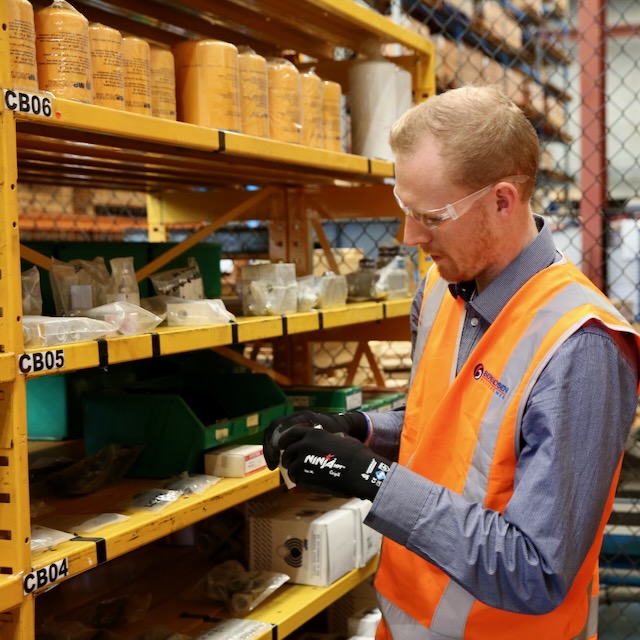 Danfoss product warehouse
